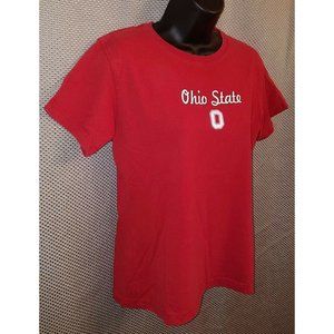 Ohio State Buckeyes Basic Scarlet Block O T-Shirt - Juniors Large